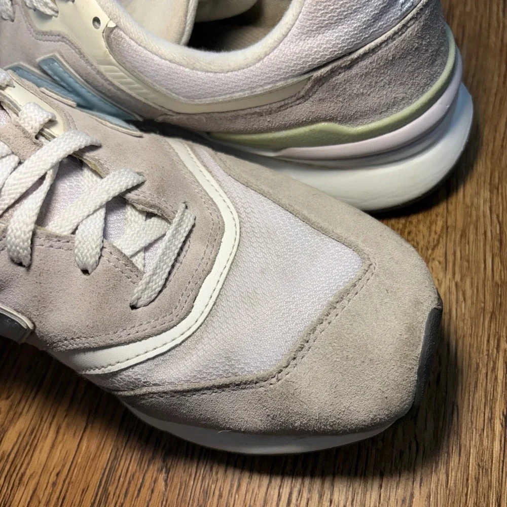 New Balance Cordura Gray Light Blue Sneakers Womens 11.5 B Mens 10‎ B CW997HSE